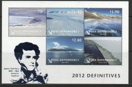 New Zealand Ross Dependency 2012 Landscapes MS, MNH, SG 138 - Unused Stamps