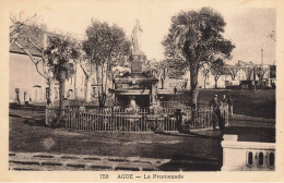 Agde * La Promenade * Place * Enfants Villageois - Agde