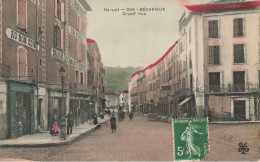 Bédarieux * 1908 * Grand'rue * Draperie Tailleur * AU BON COIN * Villageois Commerces Magasins - Bedarieux