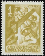 Portuguese India 1950 Mint Stamp Holy Year 1R [WLT1786] - Portugees-Indië