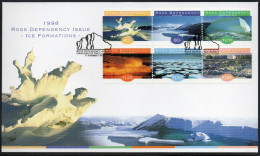 New Zealand Ross Dependency 1998 Ice Formations FDC, SG 54/9 - Neufs