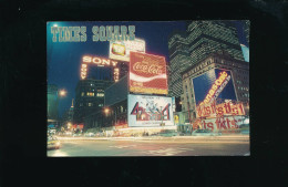 CPSM - US.- NEW YORK CITY. TIMES SQUARE Coca Cola Publicités - Time Square