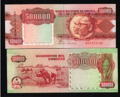 Angola 500000 Kwanzas 1991 Unc - Angola