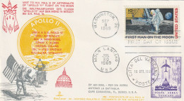 LETTERA 1969 VATICANO APOLLO 11 CONGIUNTA USA (RY7696 - Lettres & Documents