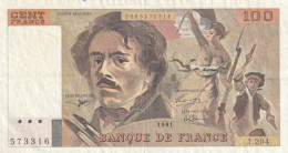 BANCONOTA FRANCIA 100 DELACROIX EF (RY7679 - 100 F 1978-1995 ''Delacroix''