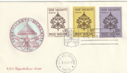 LETTERA 1963 SERIE SEDE VACANTE VATICANO (RY8017 - Covers & Documents