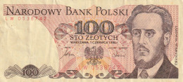 BANCONOTA POLONIA 100 VF (RY7624 - Pologne