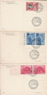 3 CARTOLINE VATICANO 1953 (RY6859 - Covers & Documents