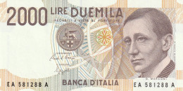 BANCONOTA ITALIA LIRE 2000 MARCONI UNC (RY7548 - 2.000 Lire