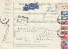 BOLLETTINO SPEDIZIONE 1967 -VARI PACCHI (RY7261 - Paketmarken