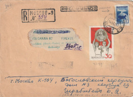 RACCOMANDATA DA RUSSIA MOSCOV 1960 (RY7259 - Brieven En Documenten