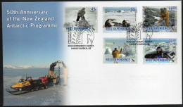 New Zealand Ross Dependency 2006 50th Anniversary Of NZ Programme FDC, SG 94/8 - Nuevos
