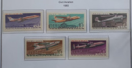 Russie 1965 Yvert Aviation N° 118-122 MNH ** - Ongebruikt