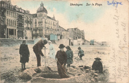 BELGIQUE - Wenduine - Sur La Plage - Carte Postale Ancienne - Wenduine