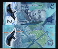 Barbados 2 Dollars Unc 2022 Polymer - Barbados