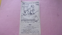 COLLECTION IBLED  Fables Chocolat Ibled 1939 BON VALABLE JUSQU A FIN 1939 ILLUSTRATEUR RABIER BENJAMIN ? - Ibled