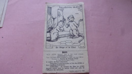 COLLECTION IBLED  Fables Chocolat Ibled 1939 BON VALABLE JUSQU A FIN 1939 ILLUSTRATEUR RABIER BENJAMIN ? - Ibled