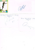 JEUX OLYMPIQUES - AUTOGRAPHES DE MEDAILLES OLYMPIQUES - CONCURRENTS DU BRESIL - - Autographes