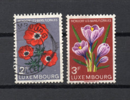 LUXEMBOURG    N° 506 + 507    OBLITERES   COTE  3.50€    FLEUR FLORE - Oblitérés