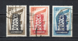 LUXEMBOURG    N° 514 à 516    OBLITERES   COTE 70.00€    EUROPA - Used Stamps