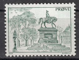 Test Stamp, Specimen, Prove, Probedruck, Reiterstandbild, Slania 1980 - 1985 - Probe- Und Nachdrucke
