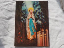 3d 3 D Lenticular Postcard Stereo Religion  Prayer TOPPAN  Japan  A 228 - Cartoline Stereoscopiche