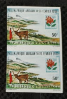 Rwanda - PA5 - En Paire - Philexafrique - Non Dentelé - Ongetand - Imperforated - 1969 - MNH - Neufs