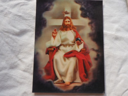 3d 3 D Lenticular Postcard Stereo Religion  Prayer TOPPAN  Japan  A 228 - Cartoline Stereoscopiche