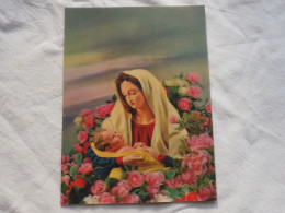 3d 3 D Lenticular Postcard Stereo Religion   A Baby TOPPAN  Japan  A 228 - Stereoskopie