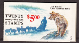 Test Booklet, Test Stamp, Specimen TDB 36 Probedruck Jack London 1988 - 1990  Nummer 2 - Essais, Réimpressions & Specimens