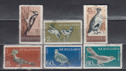 Bulgaria 1959 - Birds, Mi-Nr. 1116/21, Used - Usados