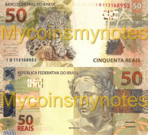 BRAZIL, 50 REAIS, 2018, New Signatures, Prefix IB, PNew (Not Yet In Catalog), UNC - Brésil