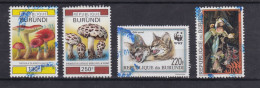 Burundi Champignon Wwf - Used Stamps