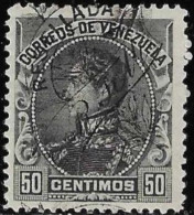 Venezuela 1900 Used Stamp Simon Bolivar Overprinted Resellada And R.T.M. 50 Centimos [WLT1789] - Venezuela