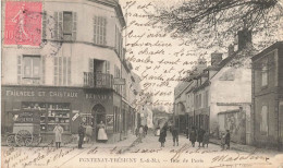 Fontenay Trésigny * La Rue De Paris * Commerce Magasin Faïences Et Cristaux BERNARD - Fontenay Tresigny