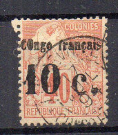 !!! CONGO, N°6 OBLITERE SIGNE - Usati