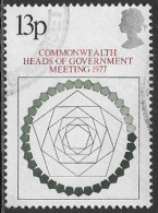 GB SG1038 1977 Commonwealth Heads Of Government Meeting 13p Good/fine Used [4/4214/25M] - Usati