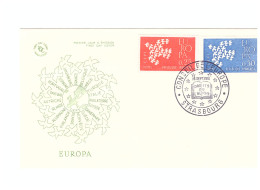 FDC EUROPA  16 SEPTEMBRE 1961 STRASBOURG - 1961