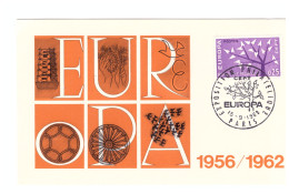 FDC EUROPA  15 MARS 1962 PARIS - 1962