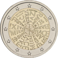 2 Euro 2023 Portugal Peace, Frieden, Paix UNC - Portugal