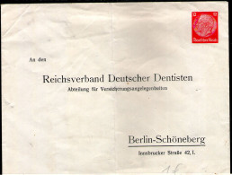 Germany,,Reichsverband Deutscher Dentisten,stacionery Cover 12 Pf.as Scan - Covers
