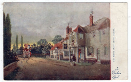In Dickens Land - The White Hart, HOOK - Tuck Oilette 1350 - Surrey