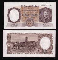 Argentina 5 Pesos Unc - Argentina