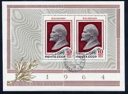 SOVIET UNION 1964 Lenin Commemoration Block Used.  Michel Block 36 - Usati