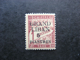 GRAND LIBAN : TB Timbre Taxe N° 5, Neuf X . - Timbres-taxe