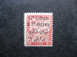 GRAND LIBAN : TB Timbre Taxe N° 8, Neuf X . - Postage Due