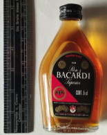 Bacardi Ron RUM  Superior  PREMIUM BLACK, Miniaturflasche - Alcohols