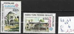 CHYPRE TURQUIE 46-47 ** Côte 4 € - 1978