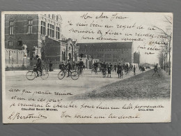 Etterbeek   Collège Saint Michel  Cyclistes - Etterbeek