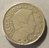 2010 -  LUSSEMBURGO  - MONETA IN EURO - DEL VALORE DI 20  CENTESIMI - USATA - Luxembourg